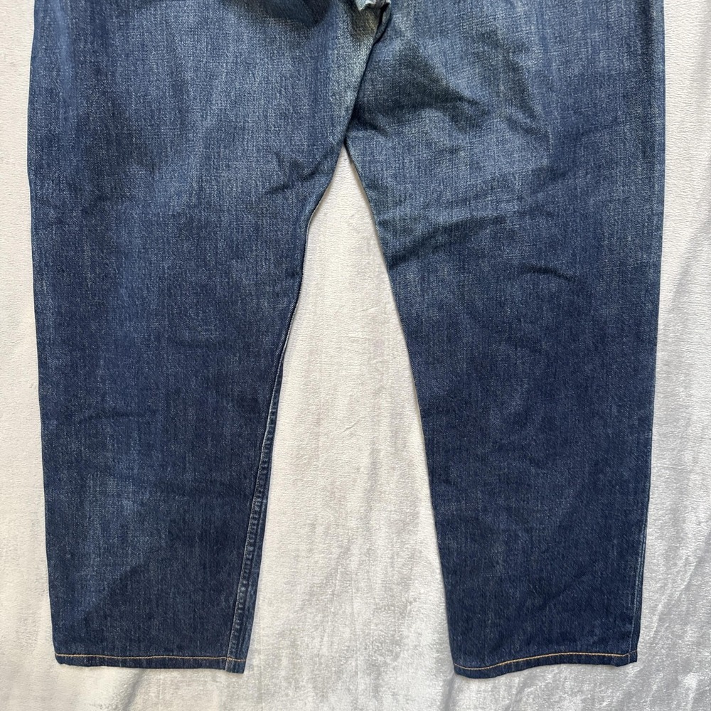 Banana Republic Jeans Mens Large Blue Dark Wash Button Fly Denim Pants 34x28 - Picture 11 of 13